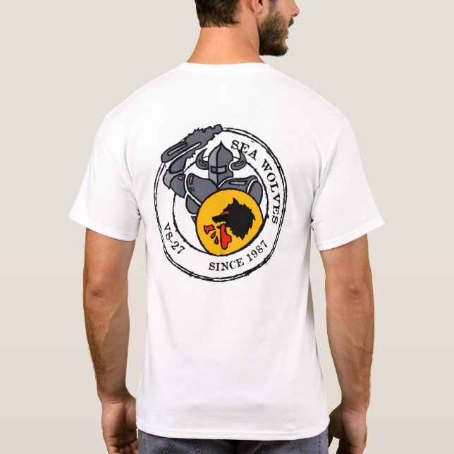 VS-27 SEA WOLVES SINCE 1987 T-Shirt (Back)