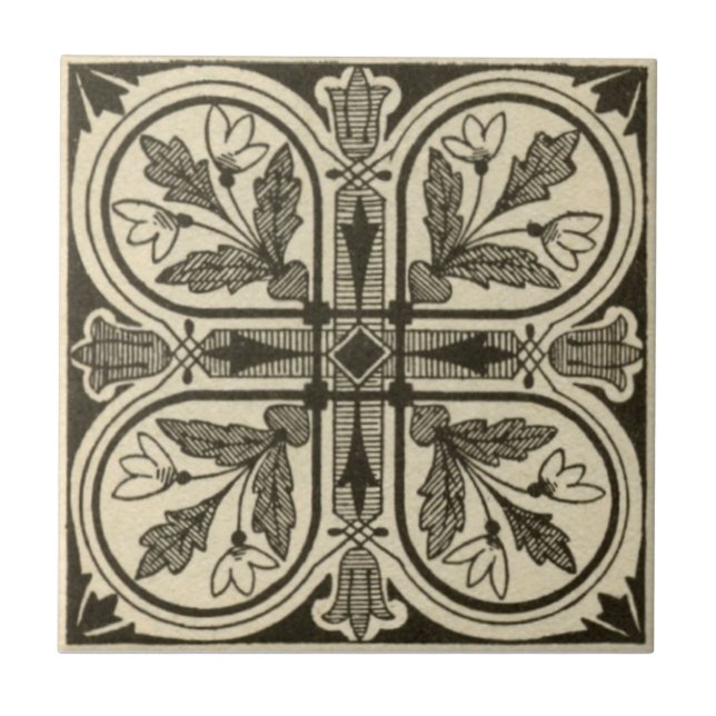 VT0005 Reproduction Antique Transferware Tile (Front)