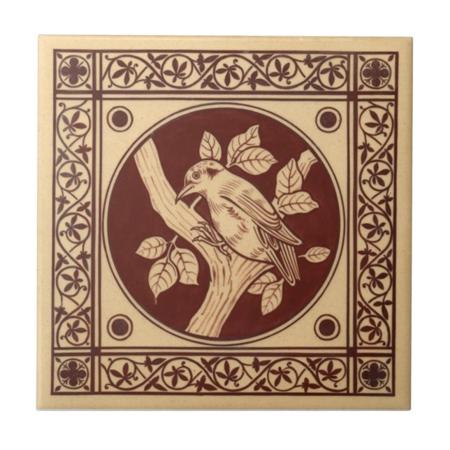 VT0008 Reproduction Antique Transferware Tile (Front)