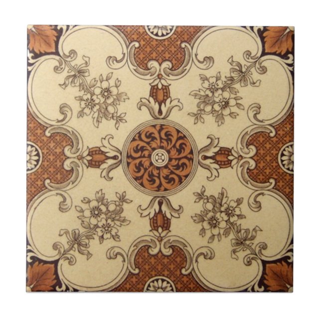 VT0037 Reproduction Antique Transferware Tile (Front)