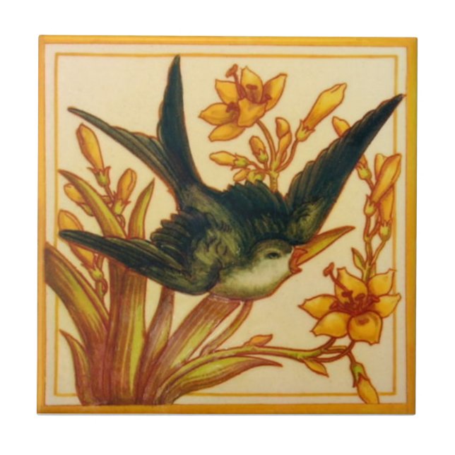 VT0081 Reproduction Antique Transferware Tile (Front)