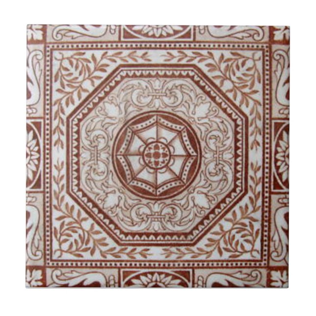 VT0084 Reproduction Antique Transferware Tile (Front)