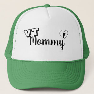 VT Mommy Love Trucker Hat, Mom Gift Vermont Hat