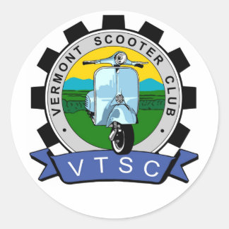 VTScoot Round Sticker
