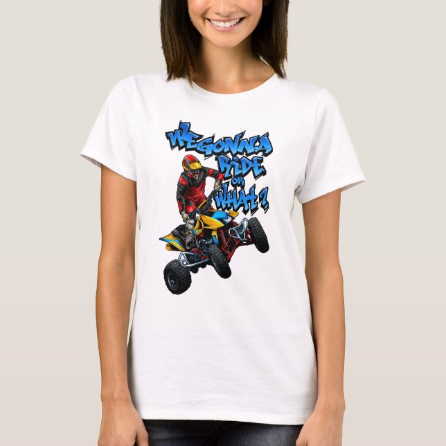 VTT - On Va Circuler Ou Quoi ? T-shirts (Devant)