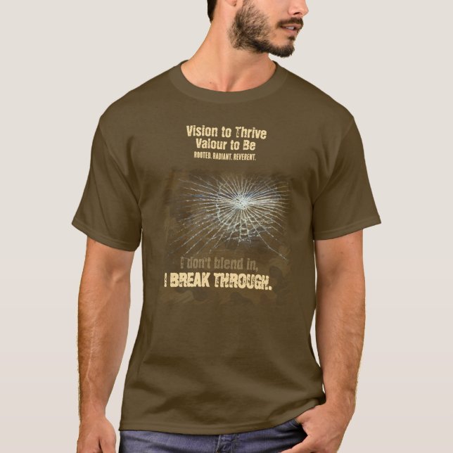VTVB-BREAKTHRU2-BRN-T - T-Shirt (Front)