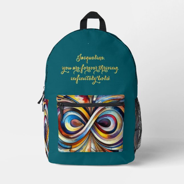 VTVR-ABSTRACT-PINFINITY2-BP - Backpack (Front)