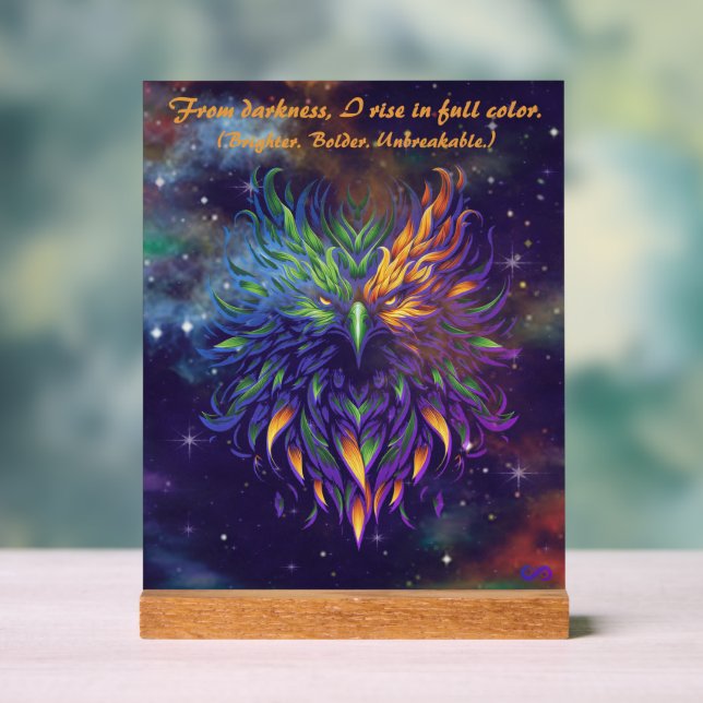 VTVR-PHOENIX6-BLUPUR-AS - Acrylic Sign (Neutre)