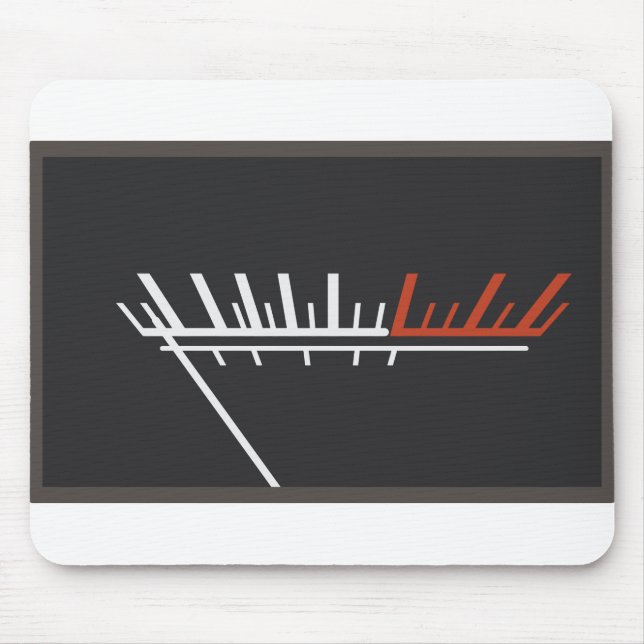 VU Meter Analog Volume Audiophile Gift Mouse Pad (Front)