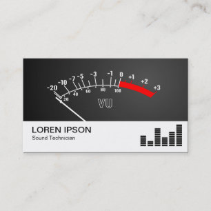 VU Metre 02 Business Card