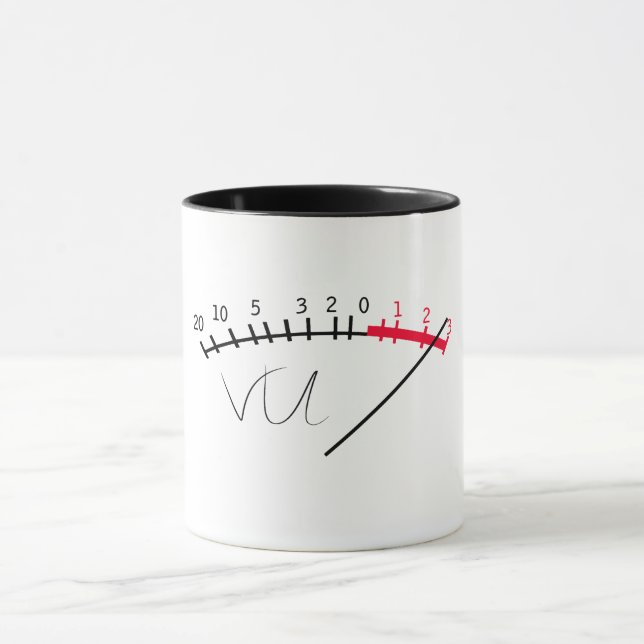VU Metre Sound Level Studio  Mug (Center)
