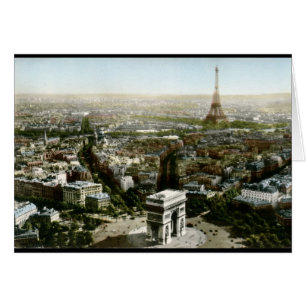 Vue aérienne cru de Paris, France