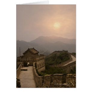 Vue aérienne de la Grande Muraille de Chine