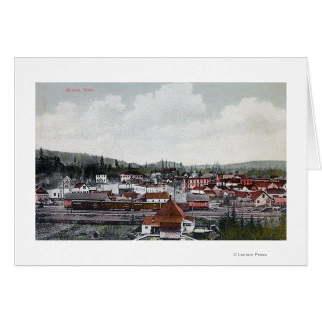 Vue aérienne de la ville (Devant horizontal)