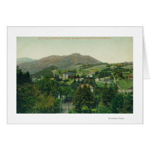 Vue aérienne de la ville, Mont Tamalpais