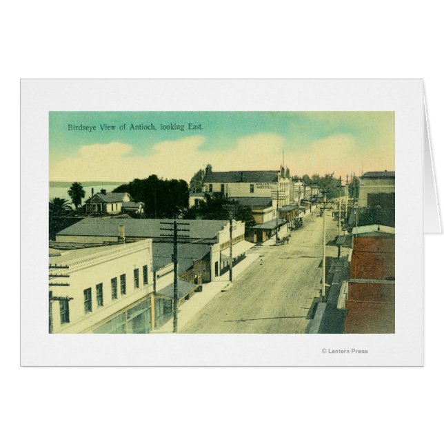 Vue aérienne de l'est Antioch, Californie (Devant horizontal)