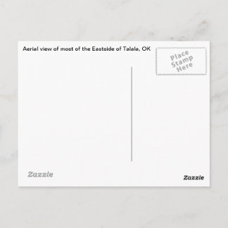 Vue aérienne de Talala, OK Carte postale