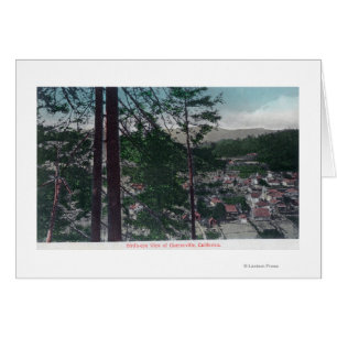 Vue aérienne de TownGuerneville, CA