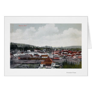 Vue aérienne de ville