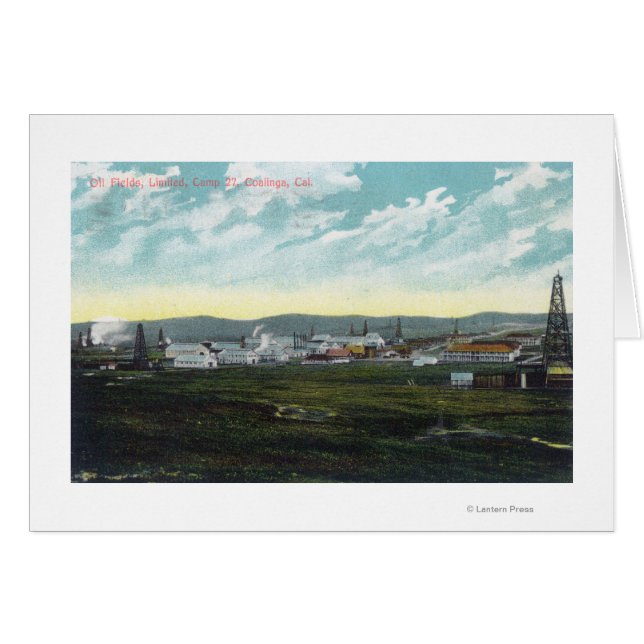 Vue aérienne des champs pétrolifères du camp 27Coa (Devant horizontal)