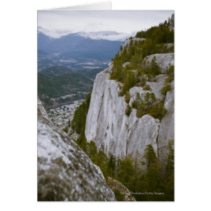 Vue aérienne du "chef" à Squamish