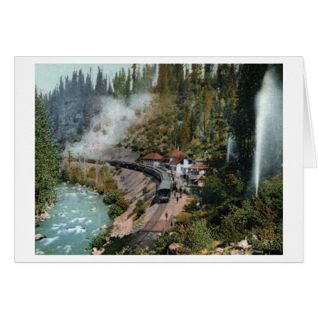 Vue aérienne d'une gare (Devant horizontal)