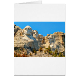 Vue classique du mont Rushmore