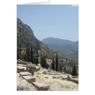 Vue de Delphi, Grèce