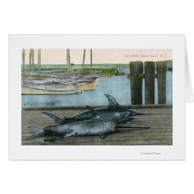 Vue de deux espadons (Devant horizontal)