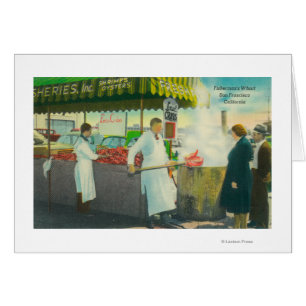 Vue de Fisherman's Wharf, Crabs Getting