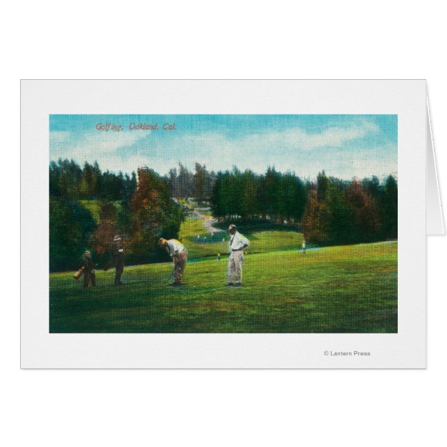Vue de Golfer À propos de Ready to SwingOakland, C (Devant horizontal)