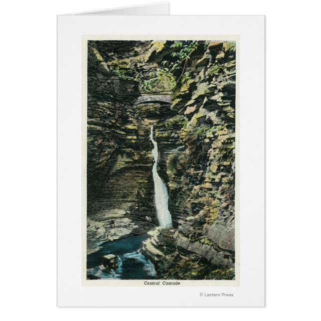 Vue de la Cascade centrale (Devant)