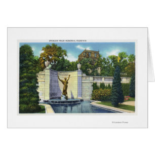 Vue de la fontaine commémorative Spencer Trask