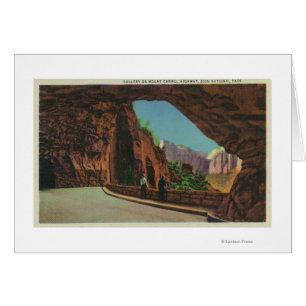 Vue de la galerie sur la route du mont Carmel