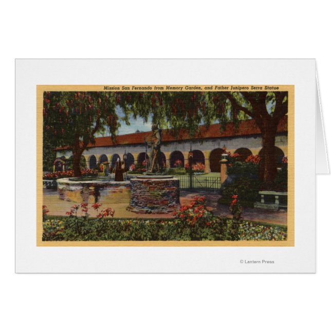 Vue de la mission, Jardin de la mémoire, Statue de (Devant horizontal)