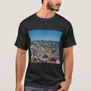 Vue de la vieille ville de Riga d'en haut