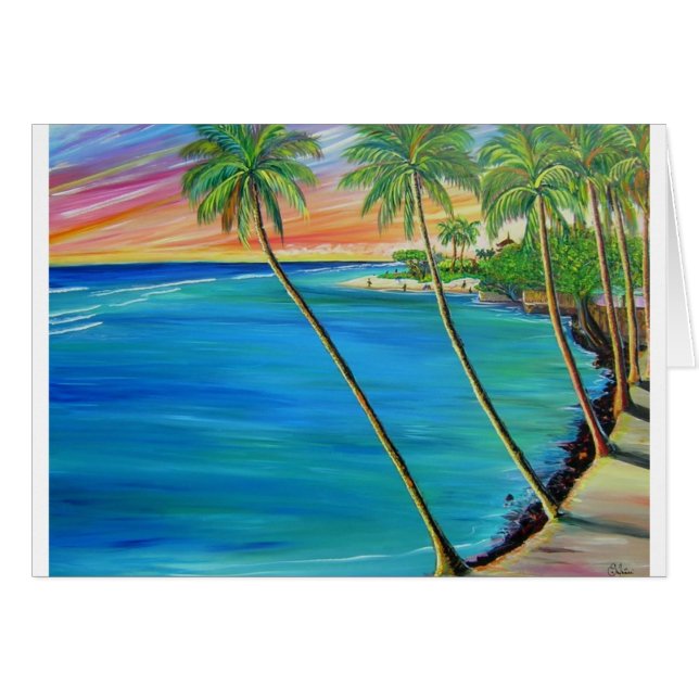 Vue de Lahaina de plage de bébé (Devant horizontal)