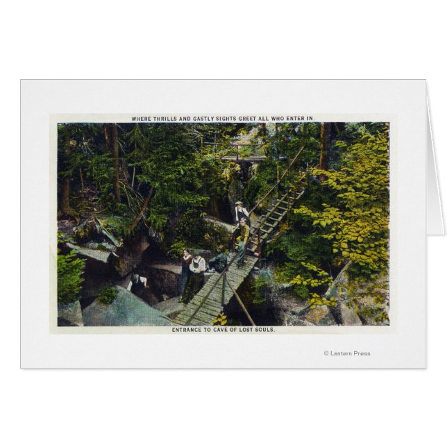 Vue de l'entrée de la grotte des âmes perdues (Devant horizontal)