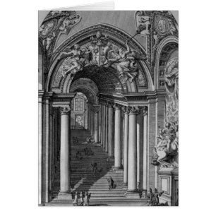 Vue de l'escalier de la Scala Regia