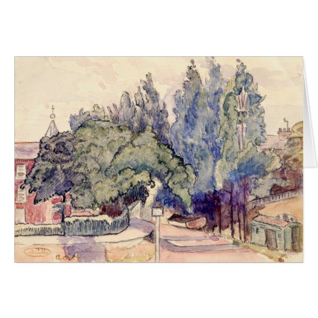 Vue de London Street par Lucien Pissarro Card (Devant horizontal)
