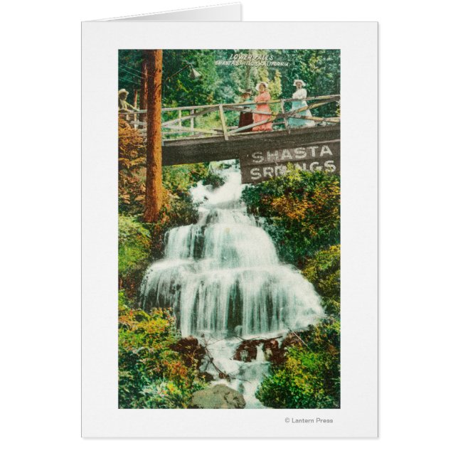 Vue de Lower FallsShasta Springs, CA (Devant)