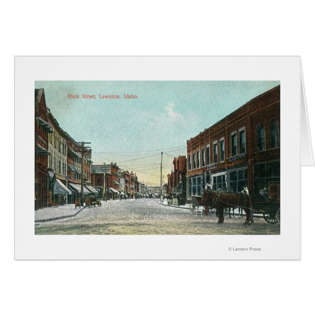 Vue de Main StreetLewiston, ID (Devant horizontal)