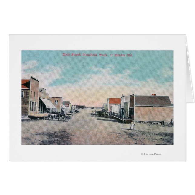 Vue de Main StreetMansfield, WA (Devant horizontal)