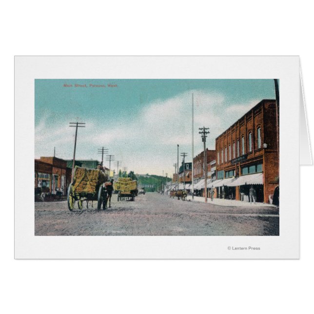 Vue de Main StreetPalouse, WA (Devant horizontal)