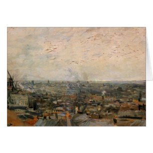 Vue de Paris de Montmarte par Vincent van Gogh