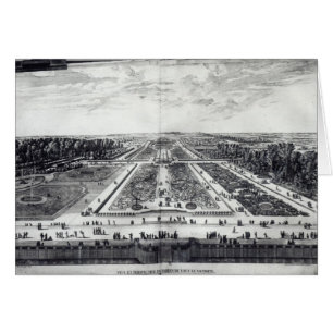 Vue de perspective du jardin