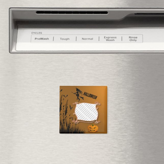 Vue de photo, sorcière, aimant de lanterne d'o de (In Situ (Lave-vaisselle))