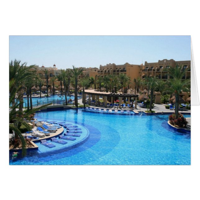 Vue de piscine de Cabo San Lucas Mexique (Devant horizontal)