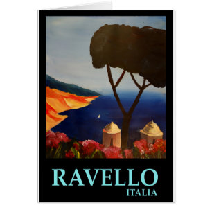 Vue de Ravello Salerno Italie de côte d'Amalfi