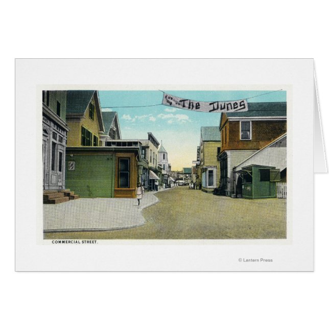 Vue de rue commerciale (Devant horizontal)